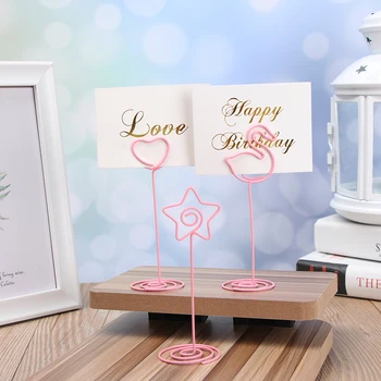 1PC Fashion Metal Place Card Holder Cool Wedding Desktop Decoration Photo Folder Romantic Heart Shape Clips Paper Clamp
1PC Fashion Metal Place Card Holder Cool Wedding Desktop Decoration Photo Folder Romantic Heart Shape Clips Paper Clamp
