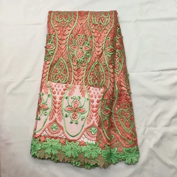 Red Color African Lace Fabric 2018 Embroidered Nigerian Beaded Laces Fabric High Quality French Tulle Lace Fabric For Women A313
Red Color African Lace Fabric 2018 Embroidered Nigerian Beaded Laces Fabric High Quality French Tulle Lace Fabric For Women A313