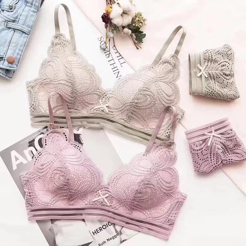 2019 fashion wireless bra set push up bra lingerie sets soft underwear women brand sexy bra and panty sets
2019 fashion wireless bra set push up bra lingerie sets soft underwear women brand sexy bra and panty sets