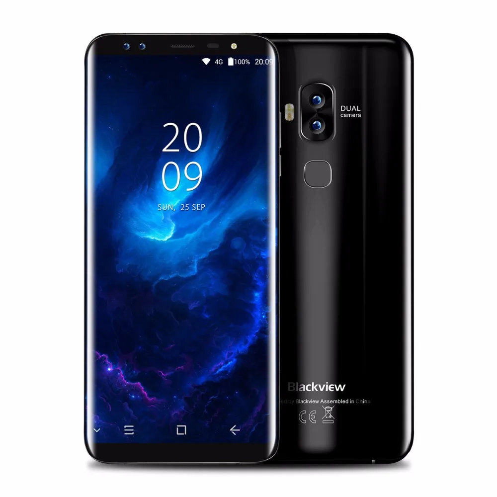 Blackview S8 5.7" Four Cameras 18:9 Smartphone 4G RAM 64G ROM MT6750T Octa Core Fingerprint OTG 4G LTE Fingerprint Mobile Phones
Blackview S8 5.7" Four Cameras 18:9 Smartphone 4G RAM 64G ROM MT6750T Octa Core Fingerprint OTG 4G LTE Fingerprint Mobile Phones