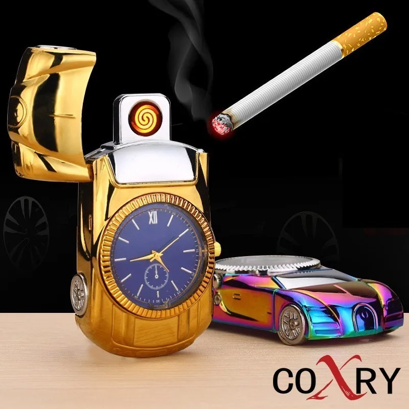 COXRY USB Charging Flameless Lighter Gold Car Model Men Watches 2018 Luxury Brand Men's Watches Quartz Toys Collection Clock Men
COXRY USB Charging Flameless Lighter Gold Car Model Men Watches 2018 Luxury Brand Men's Watches Quartz Toys Collection Clock Men