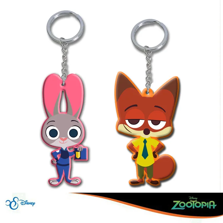 100pcs 2016 New Fashion Zootopia Judy rabbit Nick Fox Keychain Cartoon Figures Key chain key ring pendant Jewellery
100pcs 2016 New Fashion Zootopia Judy rabbit Nick Fox Keychain Cartoon Figures Key chain key ring pendant Jewellery