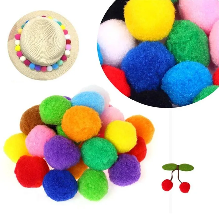 New 250PCS 1 Inch Pom Poms for Hobby Supplies DIY Creative Crafts Decorations Assorted Colors DIY Wedding Birthday Party Decor
New 250PCS 1 Inch Pom Poms for Hobby Supplies DIY Creative Crafts Decorations Assorted Colors DIY Wedding Birthday Party Decor