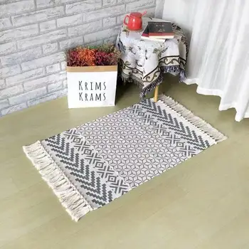 Vintage Persian Style Handmade Woven Carpet Living Room Carpet Geometric Hand Made Indian Rug Striped 60x90 Printing Mat Bohemia
Vintage Persian Style Handmade Woven Carpet Living Room Carpet Geometric Hand Made Indian Rug Striped 60x90 Printing Mat Bohemia