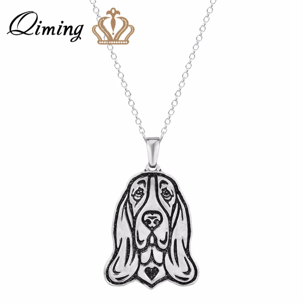 QIMING Women Pendant Necklace Basset Hound Jewelry pendant and necklace Great for all the Dog Puppy and Pet Lovers For Girl Gift
QIMING Women Pendant Necklace Basset Hound Jewelry pendant and necklace Great for all the Dog Puppy and Pet Lovers For Girl Gift