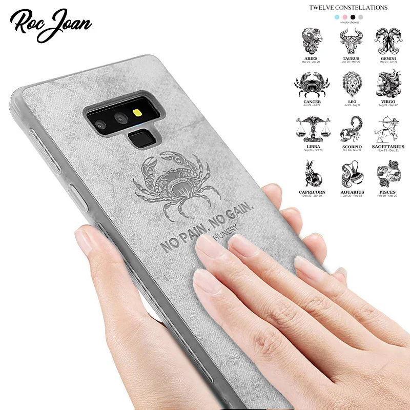 Cloth Twelve constellations Case For Samsung Galaxy S9 Plus Note 9 Cover Vintage Business Soft TPU Back Coque In Fitted Cases
Cloth Twelve constellations Case For Samsung Galaxy S9 Plus Note 9 Cover Vintage Business Soft TPU Back Coque In Fitted Cases