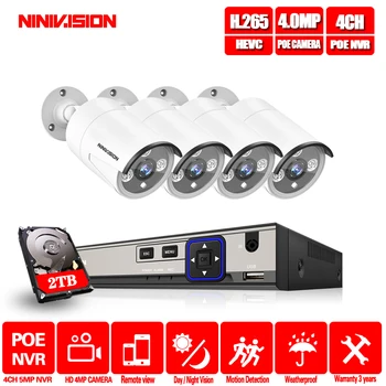 4CH 5MP POE CCTV System NVR Kit IR Night Vision 4.0MP Indoor Outdoor Security IP Camera P2P Video Surveillance Set Mobile view
4CH 5MP POE CCTV System NVR Kit IR Night Vision 4.0MP Indoor Outdoor Security IP Camera P2P Video Surveillance Set Mobile view
