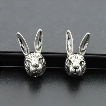 20PCS Silver Color 3D Rabbits head Charms Pendants Fit Bracelet Necklace DIY Metal Easter Jewelry Making A2279
20PCS Silver Color 3D Rabbits head Charms Pendants Fit Bracelet Necklace DIY Metal Easter Jewelry Making A2279