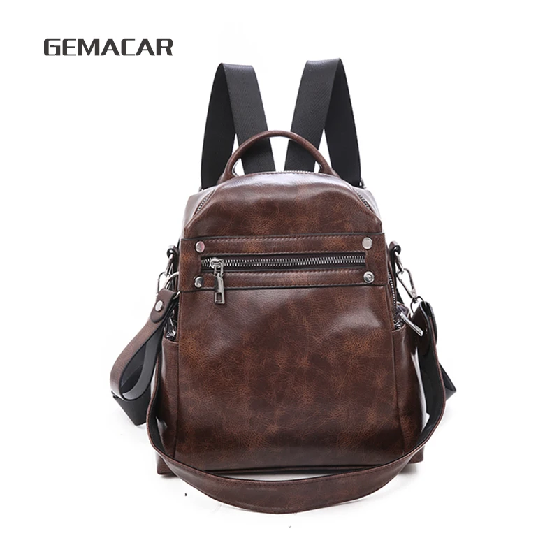 2018 Popular Women Bag Retro Casual Ladies Backpack High-end Boutique Backpack Mobile Phone Bag Pu Leather
2018 Popular Women Bag Retro Casual Ladies Backpack High-end Boutique Backpack Mobile Phone Bag Pu Leather
