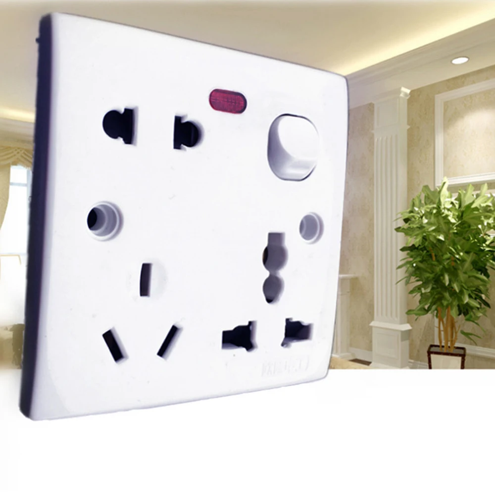 US/UK/EU Plug New 250V 10A AC Electric Wall Socket Electrical Outlet Panel Switch Home Safe
US/UK/EU Plug New 250V 10A AC Electric Wall Socket Electrical Outlet Panel Switch Home Safe