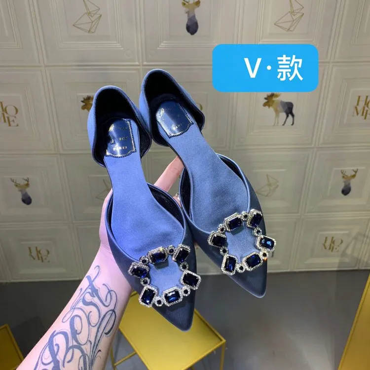 2019 Summer Latest Fashion Rv Chips Crystal Classic Women Shoes Pointed Toe Flat Women Shoes Basic Rubber Silk Platform Shoes
2019 Summer Latest Fashion Rv Chips Crystal Classic Women Shoes Pointed Toe Flat Women Shoes Basic Rubber Silk Platform Shoes