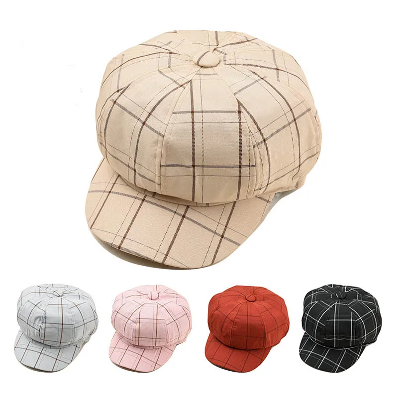 2019 Cotton PIaid Newsboy Caps Harajuku Men Women Summer Outdoor Casual Hats with Visors
2019 Cotton PIaid Newsboy Caps Harajuku Men Women Summer Outdoor Casual Hats with Visors