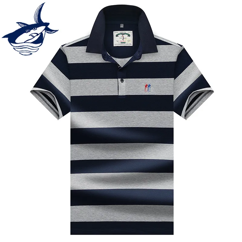 2019 New Summer Casual & Fashion Men Polo Shirt 3D Embroidery Striped Polo Shirts Brand Tace & Shark Polos Shirts para hombre
2019 New Summer Casual & Fashion Men Polo Shirt 3D Embroidery Striped Polo Shirts Brand Tace & Shark Polos Shirts para hombre