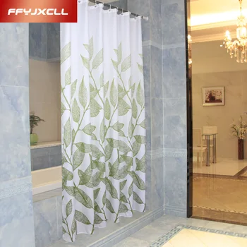 Home Decoration Bathroom Shower Curtain Waterproof Polyester Fabric Green leaves Bath Curtain Cortina 12 Hooks
Home Decoration Bathroom Shower Curtain Waterproof Polyester Fabric Green leaves Bath Curtain Cortina 12 Hooks