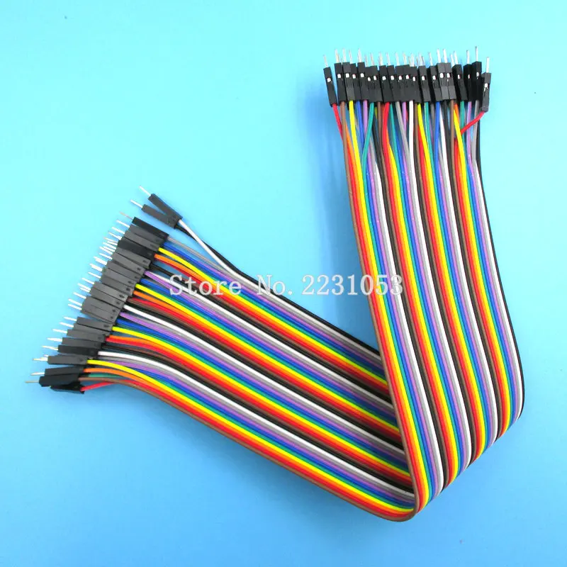 40PCS 30CM Row Male to Male Dupont Cable 40P Jumper Wire 
40PCS 30CM Row Male to Male Dupont Cable 40P Jumper Wire