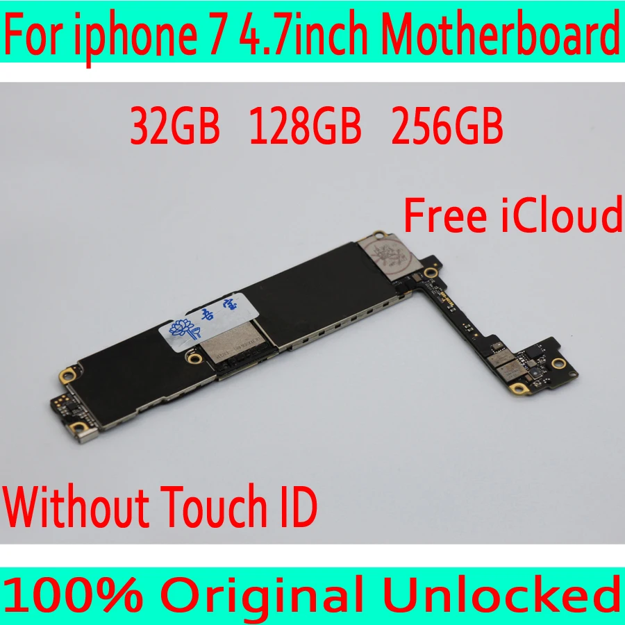 Free iCloud for iphone 7 Motherboard without Touch ID,Original unlocked for iphone 7 Mainboard with IOS System,32GB 128GB 256GB
Free iCloud for iphone 7 Motherboard without Touch ID,Original unlocked for iphone 7 Mainboard with IOS System,32GB 128GB 256GB