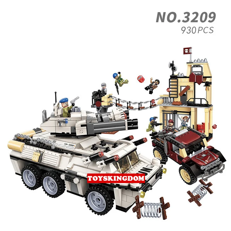 Hot modern military scenes Thunder mission Assault building block Armored car batisbricks bricks ww2 army Terrorist figures toys
Hot modern military scenes Thunder mission Assault building block Armored car batisbricks bricks ww2 army Terrorist figures toys