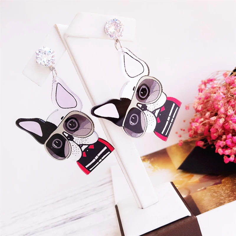 Doreen Box Rhinestone Stud Earrings Sunglass Dog Fashion Jewelry Cute Stud Earrings For Women Girl Gift Dog series,1 Pair
Doreen Box Rhinestone Stud Earrings Sunglass Dog Fashion Jewelry Cute Stud Earrings For Women Girl Gift Dog series,1 Pair