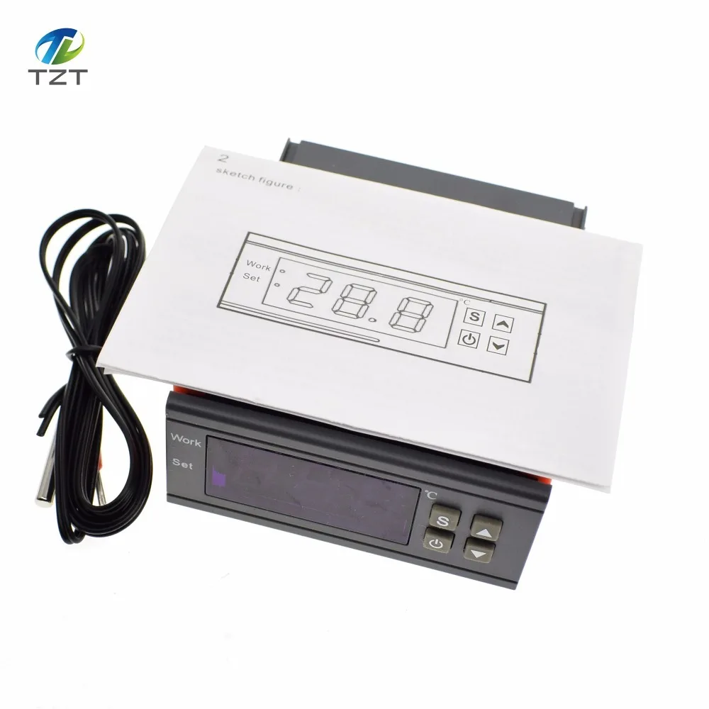 Digital Temperature Controller MH1210W 90-250V 10A 220V Thermostat Regulator with Sensor -50~110C Heating Cooling Control
Digital Temperature Controller MH1210W 90-250V 10A 220V Thermostat Regulator with Sensor -50~110C Heating Cooling Control