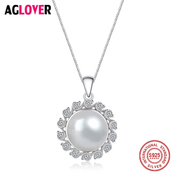 100% 925 Sterling Silver White Pearl Pendant Necklaces 18 inch 925 Silver Box Necklace Chains Wholesale Women Jewelry
100% 925 Sterling Silver White Pearl Pendant Necklaces 18 inch 925 Silver Box Necklace Chains Wholesale Women Jewelry