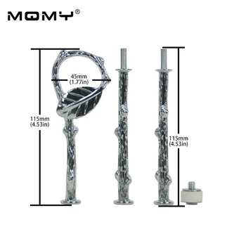 Wholesale Dessert Display 3 Tier Metal leaf Bread Cake Stand Fitting and handle
Wholesale Dessert Display 3 Tier Metal leaf Bread Cake Stand Fitting and handle