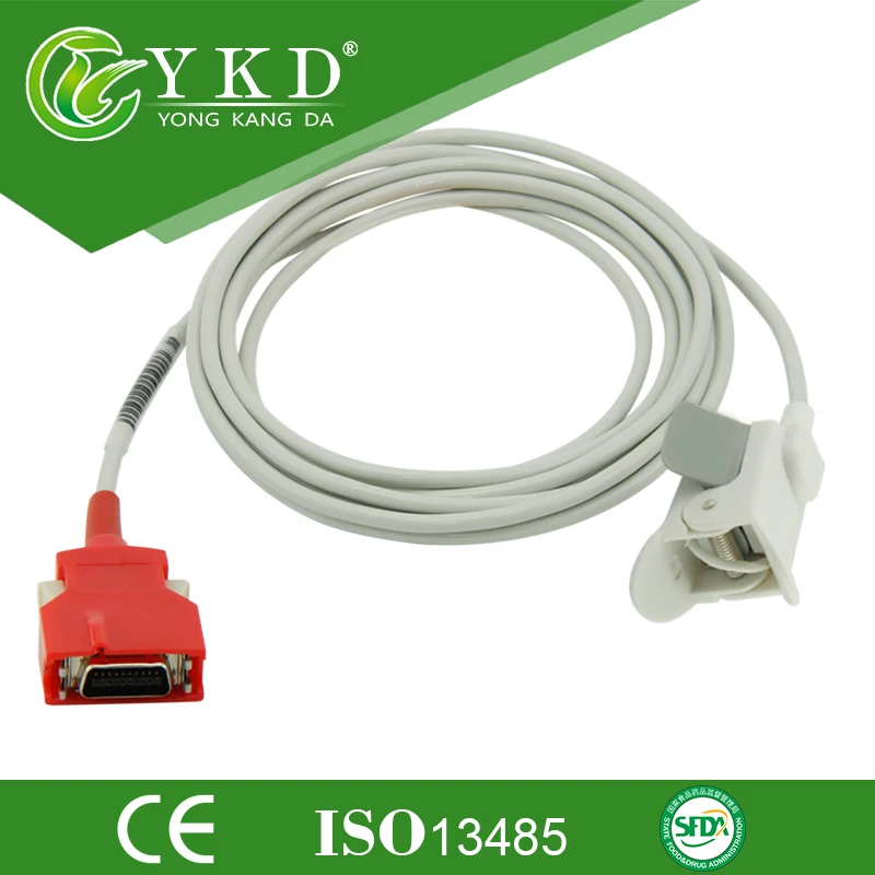 Rad-7 Rad-8 SpO2 Pediatric Finger Clip Pulse Sensor Probe 2201 DCI-DC-3 Rainbow Red 20Pin
Rad-7 Rad-8 SpO2 Pediatric Finger Clip Pulse Sensor Probe 2201 DCI-DC-3 Rainbow Red 20Pin
