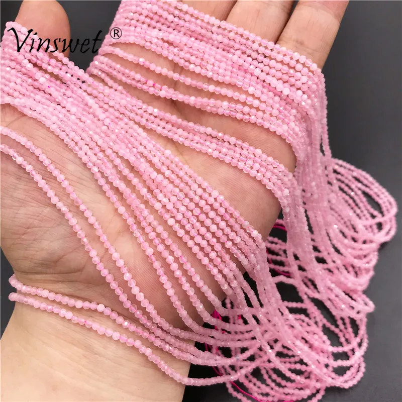 15.5" Natural Rose Quartzs Tiny Small Beads 2/3/4mm Faceted Round Tiny Spacer Beads for Jewelry Making Necklace&Bracelets
15.5" Natural Rose Quartzs Tiny Small Beads 2/3/4mm Faceted Round Tiny Spacer Beads for Jewelry Making Necklace&Bracelets