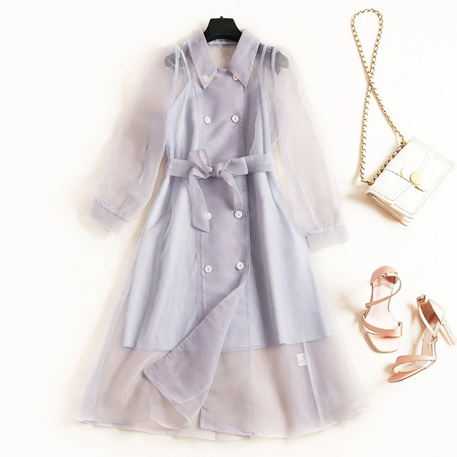 VERDEJULIAY Runway Dress 2019 Summer Full Sleeve Fashion Organza See-Through UV Sun Protection Belt Split Long Dress Vestido
VERDEJULIAY Runway Dress 2019 Summer Full Sleeve Fashion Organza See-Through UV Sun Protection Belt Split Long Dress Vestido