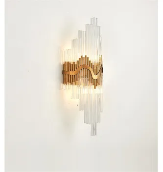 Modern Wall Light Gold Crystal LED Wall lamp For Stair Bedroom Restaurant Living Room Sconces home lighting Wall Sconce WA089
Modern Wall Light Gold Crystal LED Wall lamp For Stair Bedroom Restaurant Living Room Sconces home lighting Wall Sconce WA089