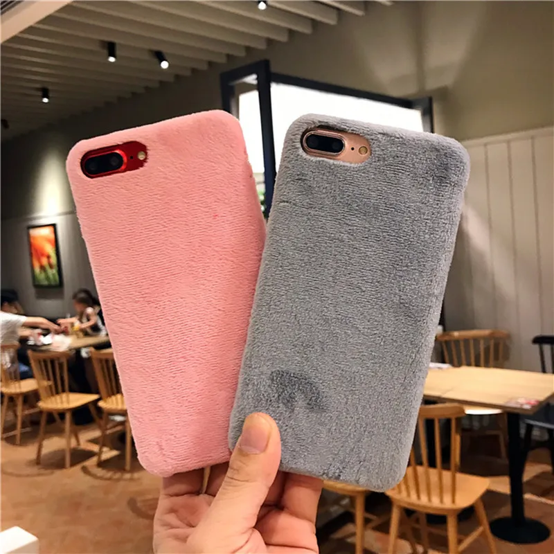 For Apple iPhone 8 Case Cute Plush Fluffy Protective Back Cover for iPhone6 6 S Plus 7 7plus X Winter Design Warm Fur Phone Case
For Apple iPhone 8 Case Cute Plush Fluffy Protective Back Cover for iPhone6 6 S Plus 7 7plus X Winter Design Warm Fur Phone Case