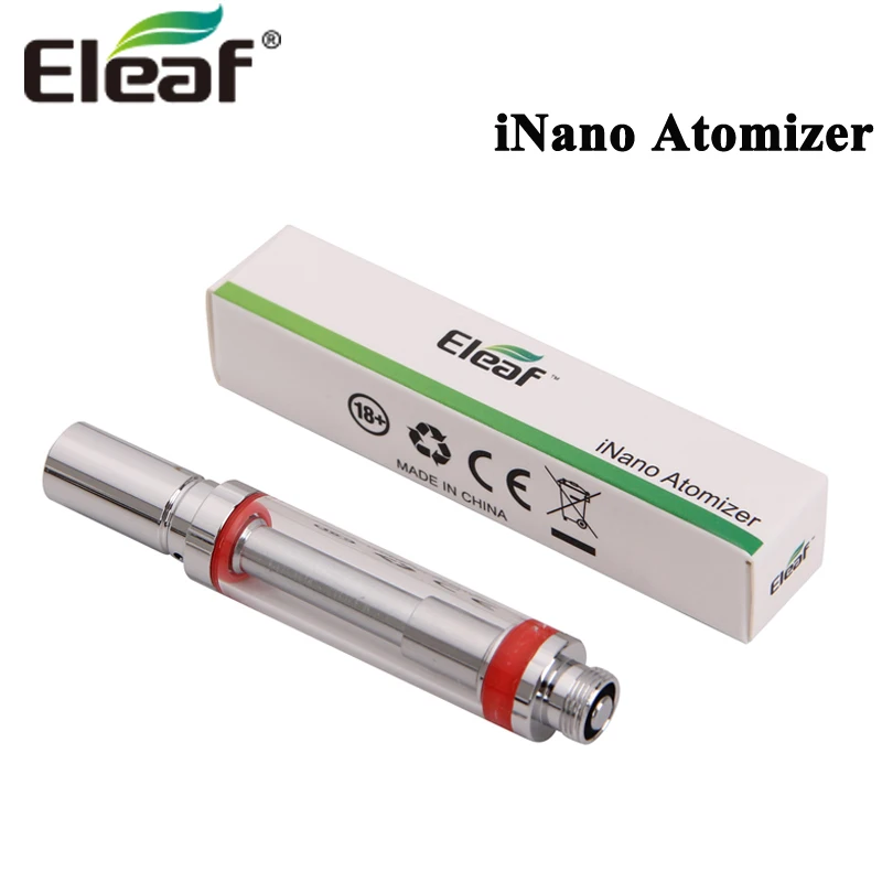 Original Eleaf iNano 0.8ml Capacity Atomizer Tank for E Cigarette iNano Box Mod Battery Vapor
Original Eleaf iNano 0.8ml Capacity Atomizer Tank for E Cigarette iNano Box Mod Battery Vapor