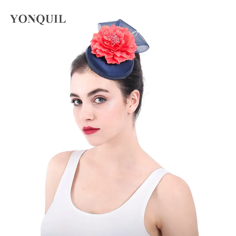 Fashion fabric flower party hats loops navy fascinator wedding Alice band hair accessories for ladies elegant top headwear hat
Fashion fabric flower party hats loops navy fascinator wedding Alice band hair accessories for ladies elegant top headwear hat