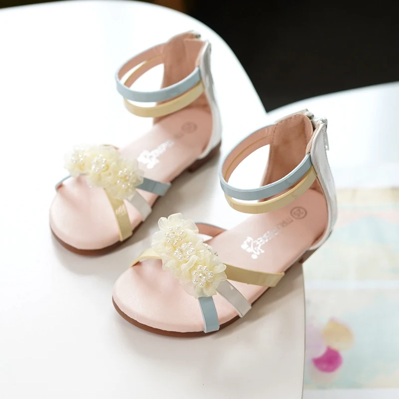 Korean version of children's Roman princess sandals, children's school shoes, girl's sandals, flat shoes202A-2
Korean version of children's Roman princess sandals, children's school shoes, girl's sandals, flat shoes202A-2
