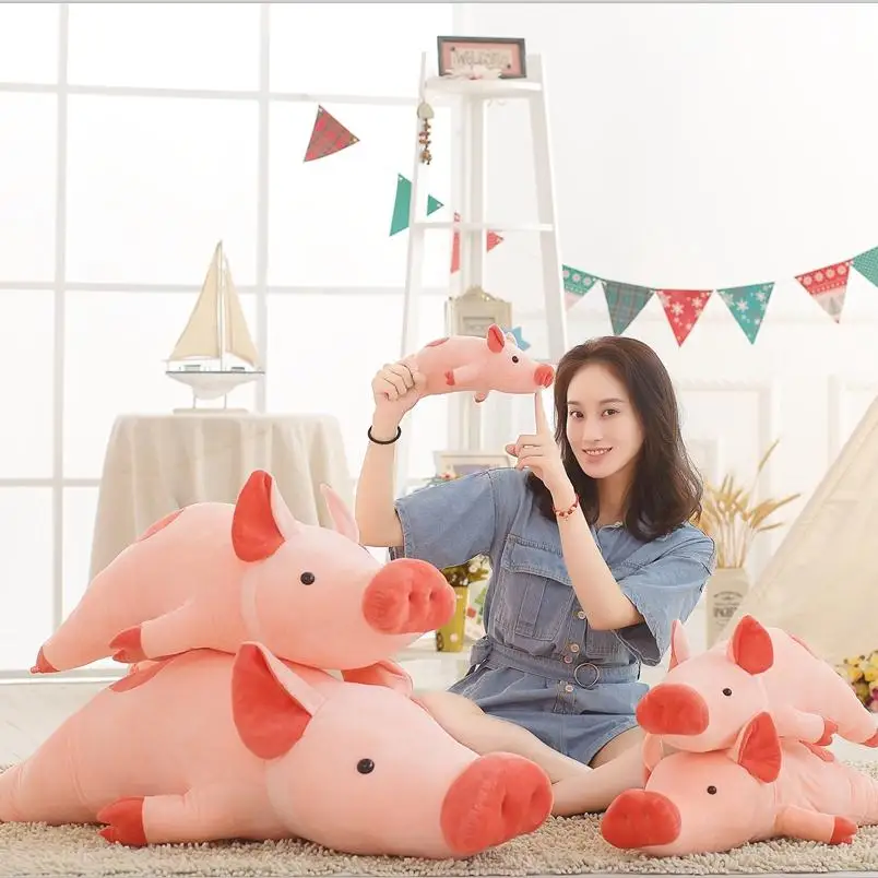 50-100cm Bigger size toys Cartoon pink pig plush toys fat pig pillow soft cushion Chinese zodiac pig doll birthday gift kid baby
50-100cm Bigger size toys Cartoon pink pig plush toys fat pig pillow soft cushion Chinese zodiac pig doll birthday gift kid baby