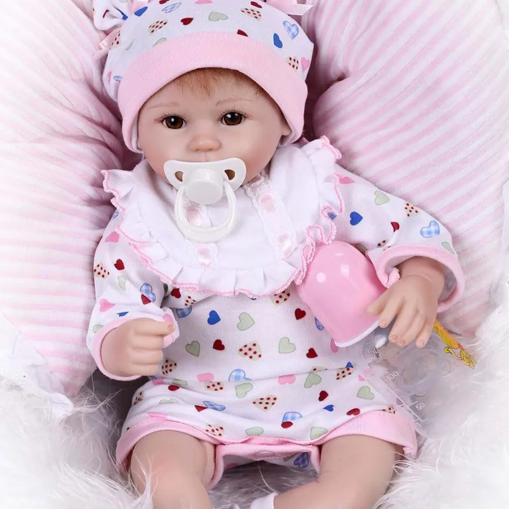 16 Inch Lifelike Silicone Reborn Doll Set Cute Baby Newborn Dolls for Kids Playmat Toy Gift YH-17
16 Inch Lifelike Silicone Reborn Doll Set Cute Baby Newborn Dolls for Kids Playmat Toy Gift YH-17