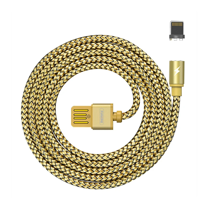 Remax Gravity Series LED Magnetic Cable Fast Charging Cable Magnet Charger Cable For Lightning / Micro / Type-C
Remax Gravity Series LED Magnetic Cable Fast Charging Cable Magnet Charger Cable For Lightning / Micro / Type-C