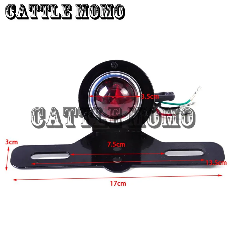 Metal Motorcycle Tail Light Brake Light Lamp Custom License Plate Holder Bracket For Harley For Honda Suzuki Kawasaki Yamaha
Metal Motorcycle Tail Light Brake Light Lamp Custom License Plate Holder Bracket For Harley For Honda Suzuki Kawasaki Yamaha