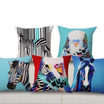 1PC Free Shipping Colorful Deer Cushion Home Decor Pillow zebra Linen Cotton Cushions Decorative Throw Pillows 45X45CM
1PC Free Shipping Colorful Deer Cushion Home Decor Pillow zebra Linen Cotton Cushions Decorative Throw Pillows 45X45CM