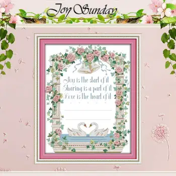 Never to be parted counted Cross Stitch 11CT 14CT Cross Stitch Set Wholesale DIY flower Cross-stitch Kit Embroidery Needlework
Never to be parted counted Cross Stitch 11CT 14CT Cross Stitch Set Wholesale DIY flower Cross-stitch Kit Embroidery Needlework