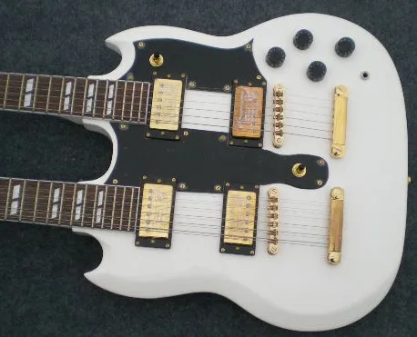 Solid body replica guitar Korean hardware electric guitar topquality guitarra electrica double neck SGEDS1275 guitare electrique 
Solid body replica guitar Korean hardware electric guitar topquality guitarra electrica double neck SGEDS1275 guitare electrique