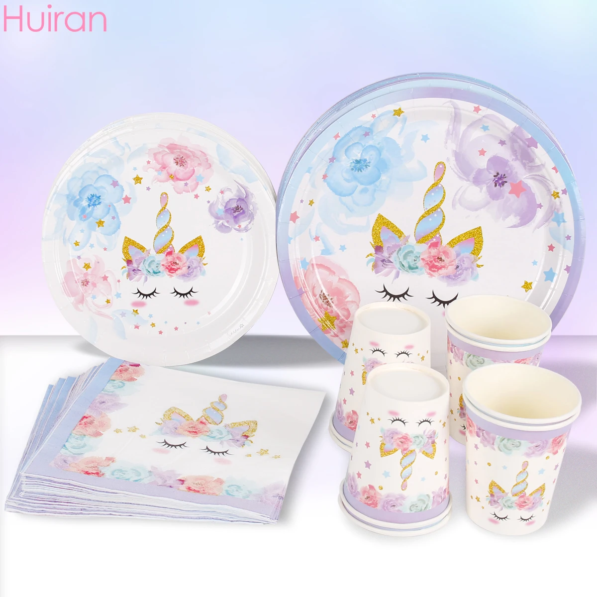 HUIRAN Unicorn Plates Cups Napkins Tableware Set for Happy Birthday Unicorn Party Decorations Unicorn Party Baby Shower Supplies
HUIRAN Unicorn Plates Cups Napkins Tableware Set for Happy Birthday Unicorn Party Decorations Unicorn Party Baby Shower Supplies