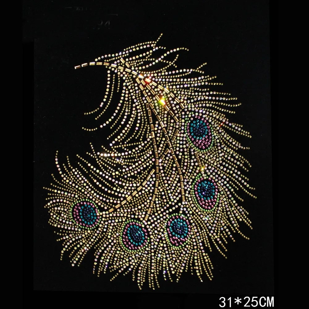5pcs/Lot Peacock Design Hotfix Rhinestone Heat Transfer Design Iron On Rhinestone Motif Embellishment For garment Shoes Sweater
5pcs/Lot Peacock Design Hotfix Rhinestone Heat Transfer Design Iron On Rhinestone Motif Embellishment For garment Shoes Sweater