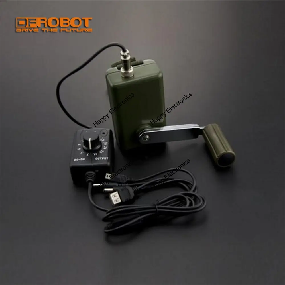Portable Hand Crank Pow Generator rechargeable emergency power adapter, 0~28V with Voltage Regulator for laptop /mobile phones
Portable Hand Crank Pow Generator rechargeable emergency power adapter, 0~28V with Voltage Regulator for laptop /mobile phones