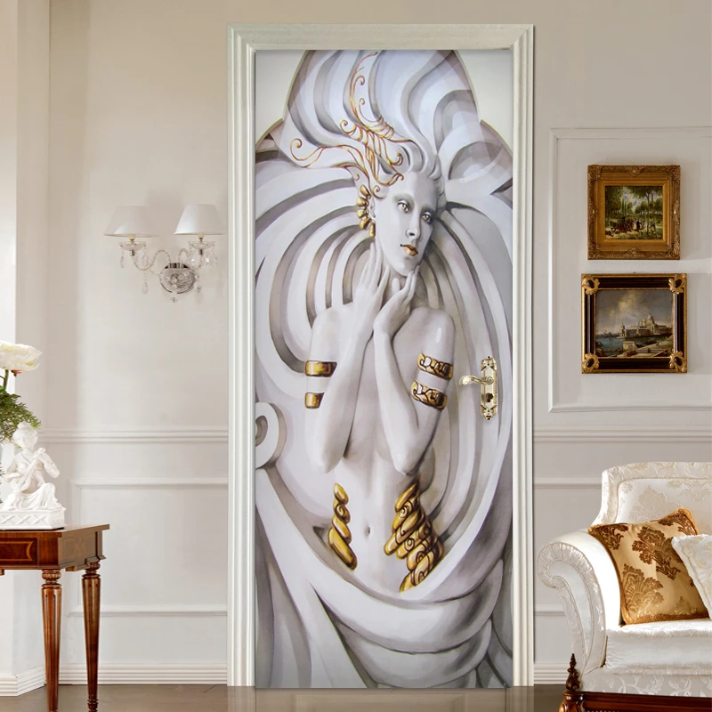 Large Murals 2pcs/set PVC Waterproof Door Sticker 3D Stereoscopic Art Statue Living Room Bedroom Door Decoration Mural Wallpaper
Large Murals 2pcs/set PVC Waterproof Door Sticker 3D Stereoscopic Art Statue Living Room Bedroom Door Decoration Mural Wallpaper