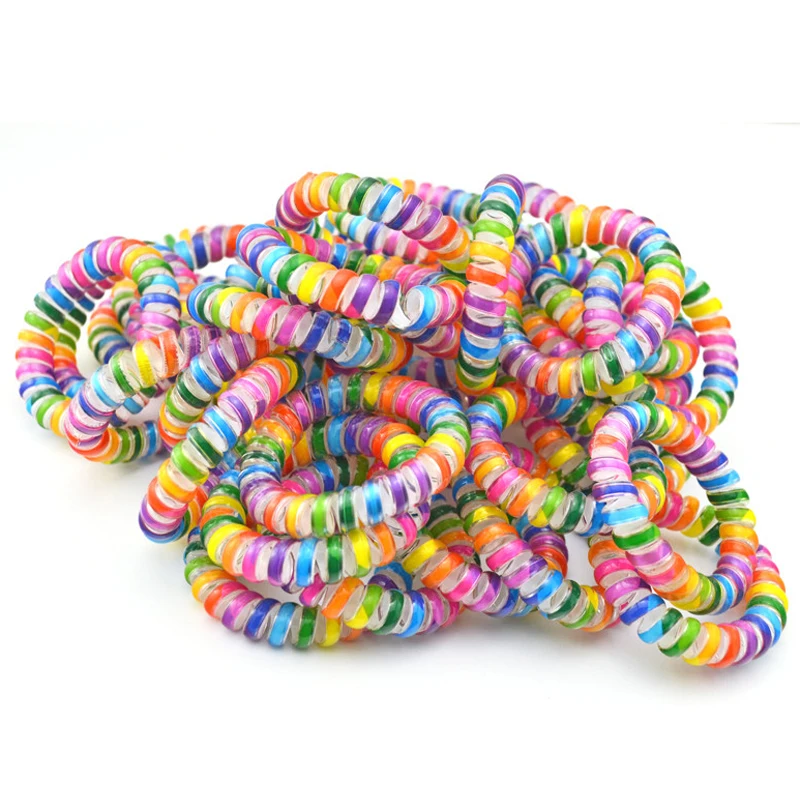 Lots 100Pcs 5.5cm Colorful Hair Jewelry Headbands Telephone Line Hair Rope Women Hair Band Accessory
Lots 100Pcs 5.5cm Colorful Hair Jewelry Headbands Telephone Line Hair Rope Women Hair Band Accessory