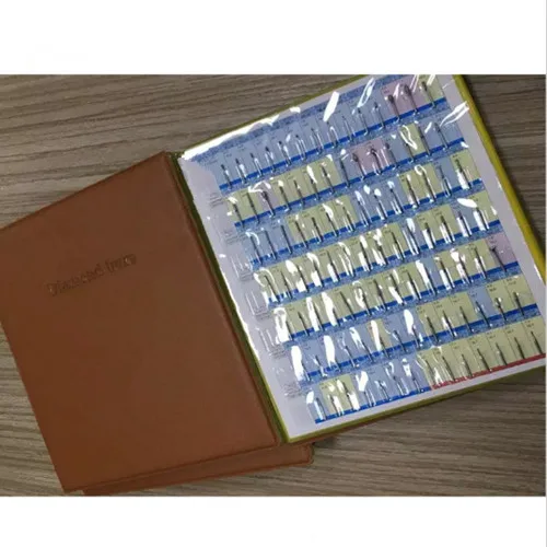 154pcs per catalog Dentist diamond bur book dental material dental lab equipment FG burs Brand New
154pcs per catalog Dentist diamond bur book dental material dental lab equipment FG burs Brand New