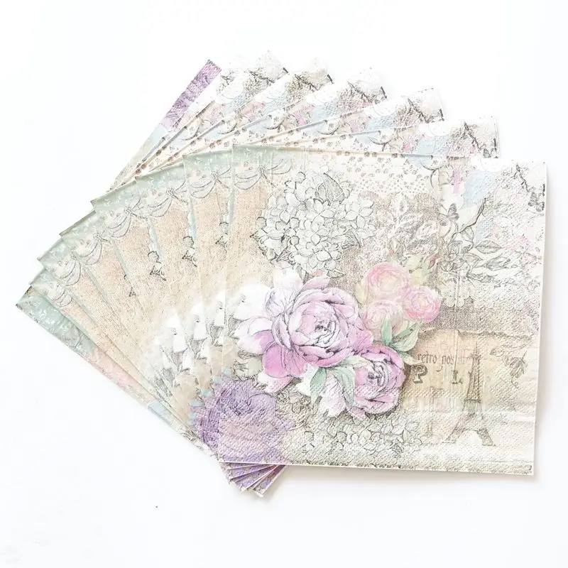 20pcs/lot Printed Feature Tower Rose Paper Napkins For birthday Event & Party Decoration Tissue Decoupage Servilleta 33cm*33cm
20pcs/lot Printed Feature Tower Rose Paper Napkins For birthday Event & Party Decoration Tissue Decoupage Servilleta 33cm*33cm