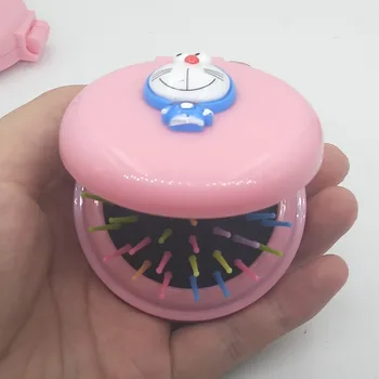 New Girls Portable Mini Folding Cat Doraemon Comb Airbag Massage Round Travel Hair brush With Mirror Cute
New Girls Portable Mini Folding Cat Doraemon Comb Airbag Massage Round Travel Hair brush With Mirror Cute