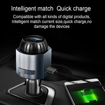 VJOYCAR Car FM Transmitter microphone Aux Modulator Bluetooth Handsfree Car Kit Audio MP3 Player with USB Charger Blue screen
VJOYCAR Car FM Transmitter microphone Aux Modulator Bluetooth Handsfree Car Kit Audio MP3 Player with USB Charger Blue screen