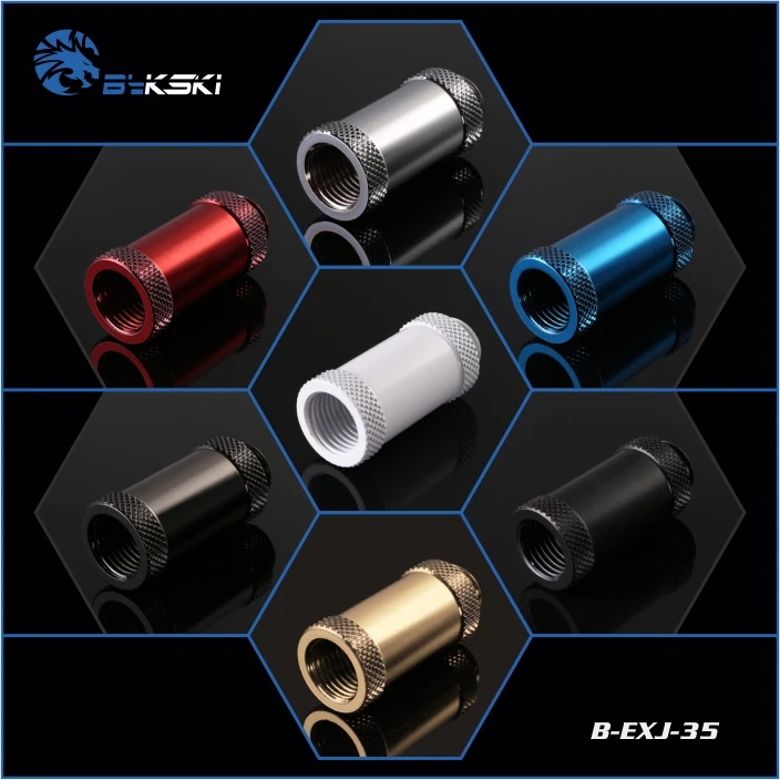 Bykski B-EXJ-35, 35mm Male To Female Extender Fittings, Boutique Diamond Pattern, Multiple Color G1/4 Male To Female Fittings
Bykski B-EXJ-35, 35mm Male To Female Extender Fittings, Boutique Diamond Pattern, Multiple Color G1/4 Male To Female Fittings